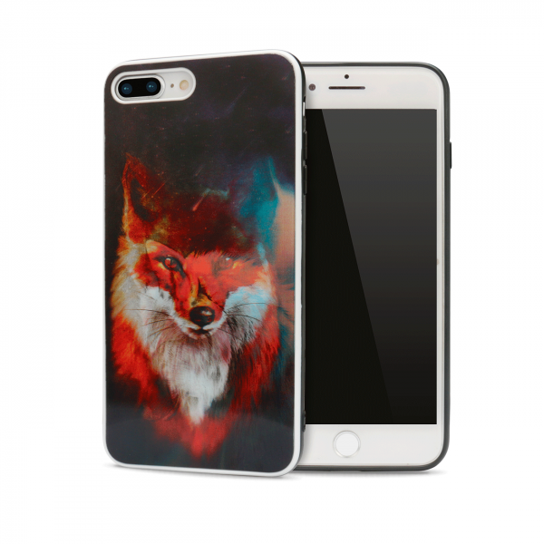 Wholesale iPhone 8 Plus / 7 Plus 3D Dynamic Change Lenticular Design Case (Wolf)